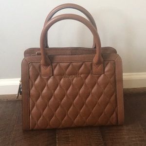 EUC Vera Bradley Leather Satchel